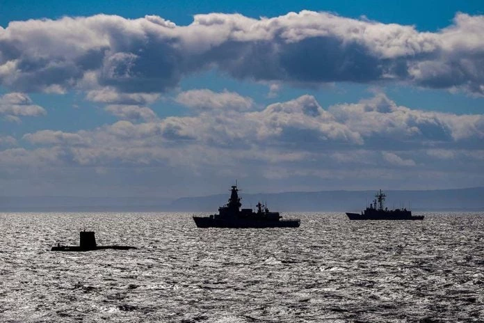 Σε ποια άσκηση ήταν Ελληνικά και τουρκικά πλοία;